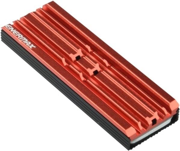 Produktbild Enermax M.2 2280 SSD Aluminium Kühlkörper für PS5/PC doppelseitig inkl. Wärmeleitpads ESC001-B, ro