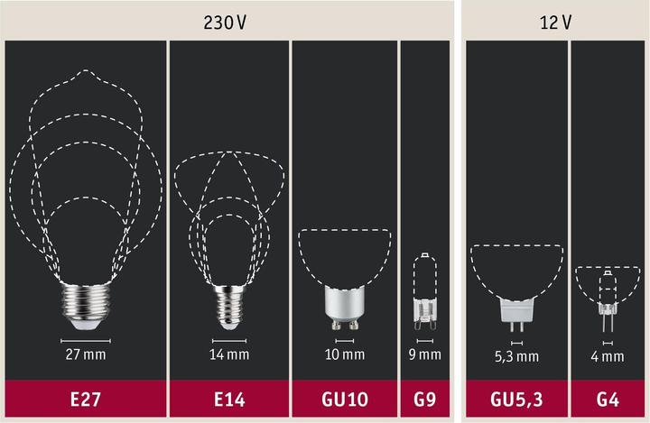 Actual product image Paulmann Light source GLOW G95 E27 (E27, 4 W, 200 lm, 1 x, A)