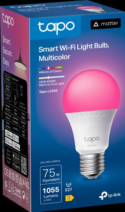 Immagine prodotto TP-Link Tapo L535E (E27, 8.60 W, 1055 lm, 1 x, E)