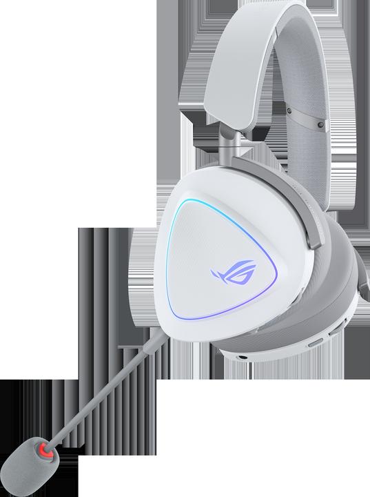 Produktbild ASUS Headset ROG Delta II WHT (Kabellos, Kabelgebunden)