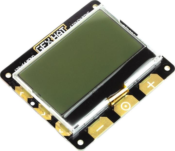 Immagine prodotto Pimoroni GFX HAT - Display LCD 128 x 64 con retroilluminazione RGB (connessione HAT)