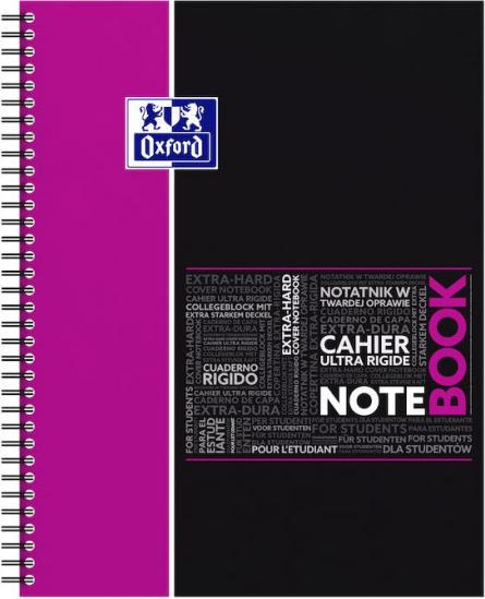 Produktbild Oxford Collegeblock Notebook (A4+, Liniert, Harter Einband)