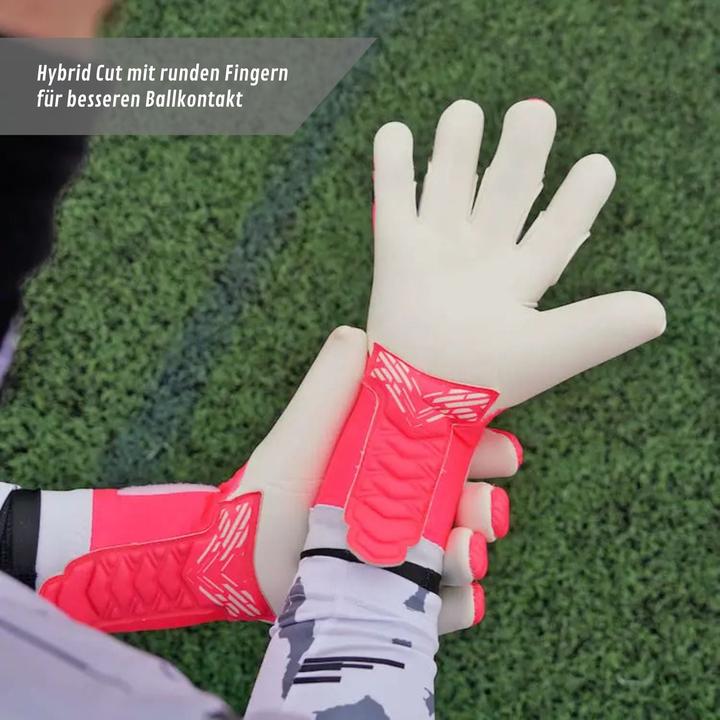 Actual product image Catch & Keep Fussballhandschuhe ViVor Crazy Orange Gr. 7 Torwart Goalie Handschuhe (7)