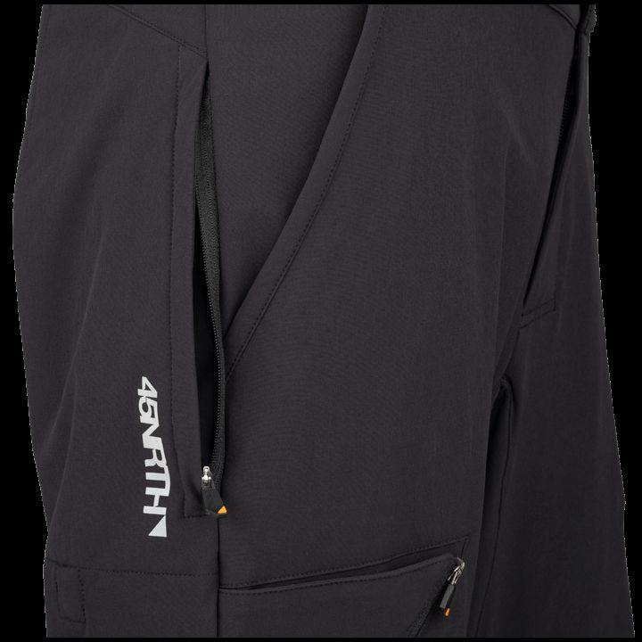 Actual product image 45NRTH Naughtvind softshell trousers men, black, XL (XL)