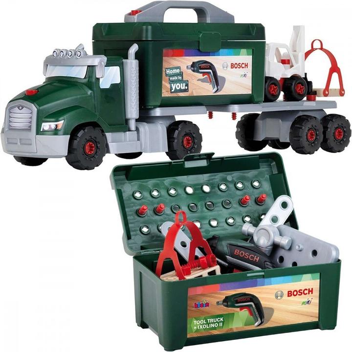 Image du produit Theo Klein Kit de jeu camion à visser Bosch avec Ixolino