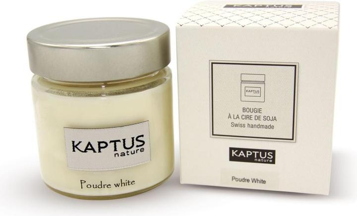 Produktbild Kaptus Nature Sojawachskerze - Zeitlos - White Powder