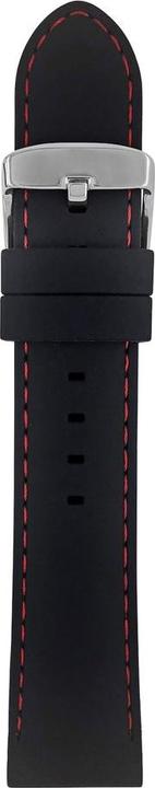 Produktbild Zeppelin Silikonarmband für Uhr schwarz 22 mm (Silikon)