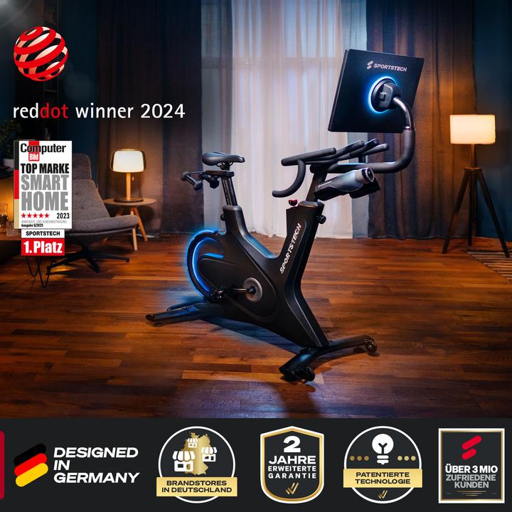 Actual product image Sportstech sBike Speedbike Schwarz