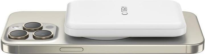 Actual product image Tech „Powerbank Tech-Protect“ PB10 LifeMag 5000 mAh Baltasis (5000 mAh, 15 W, 19.25 Wh)