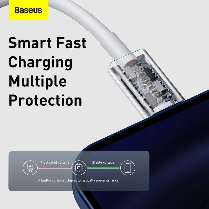 Image du produit Baseus Supérieur USB Type C - Lightning (1 m, USB 2.0)