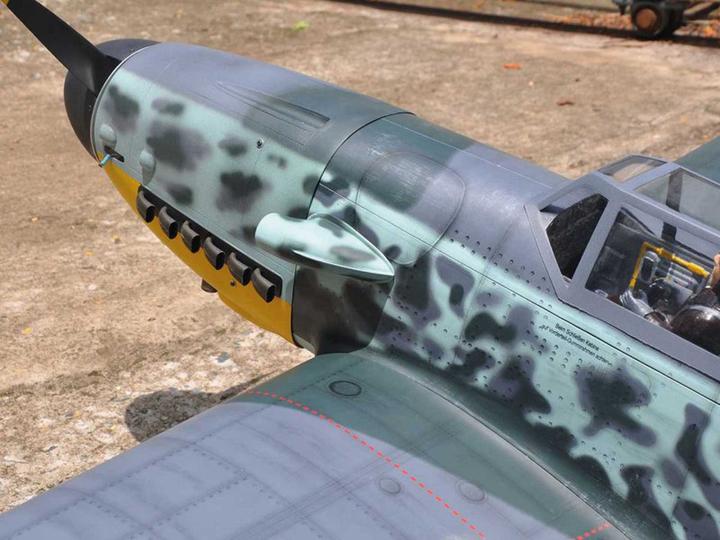 Actual product image Black Horse Messerschmitt Bf-109 ( ME-109 ) 2255mm ARF Warbird (BH188) (Warbird)