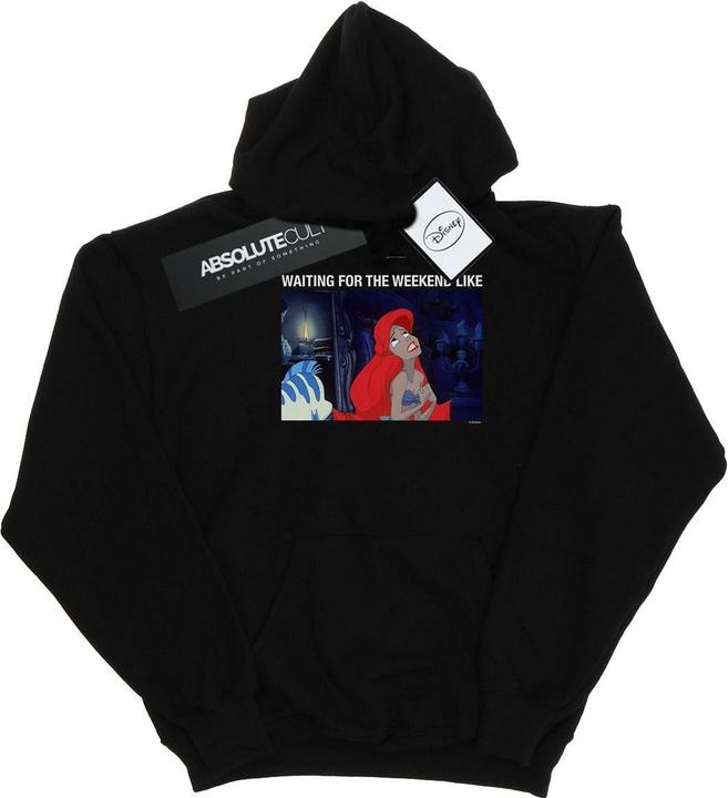 Immagine prodotto Disney The Little Mermaid Waiting For The Weekend Felpa con Cappuccio Uomo (4XL)
