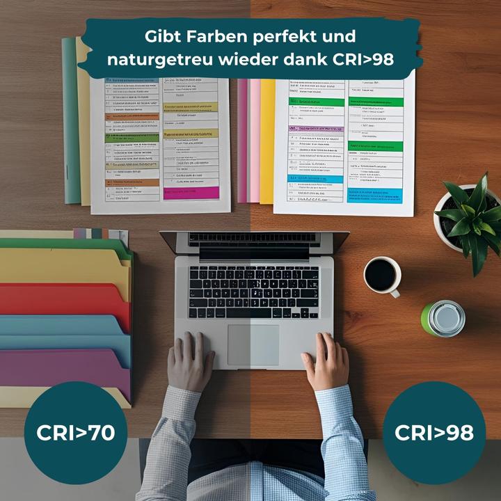 Produktbild Luxula LED Büro-Stehleuchte, Up/Down, schwarz (7000 lm)