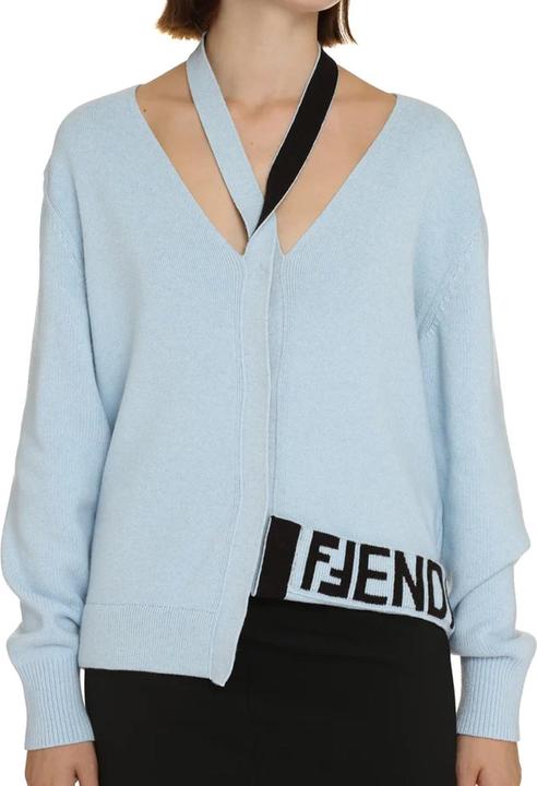 Actual product image Fendi Wool And Cashmere Cardigan (38)