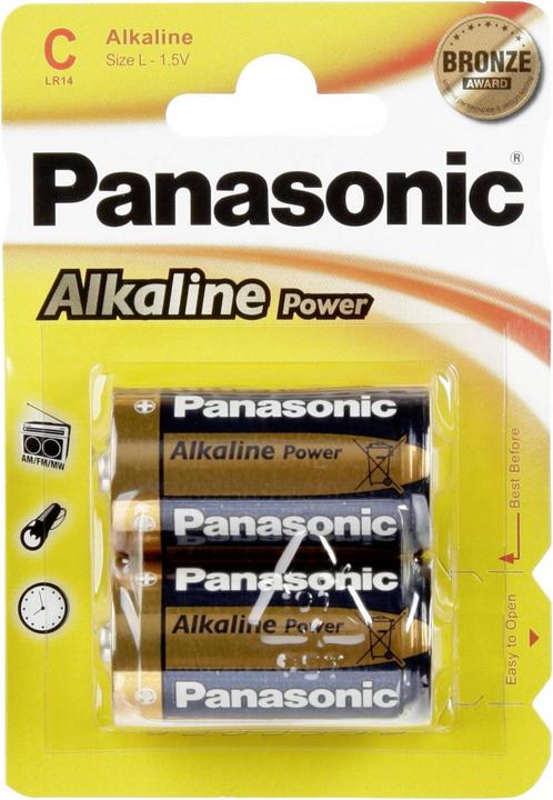 Panasonic 1x2 Alkaline Power Baby C LR 14 (2 Stk., C)