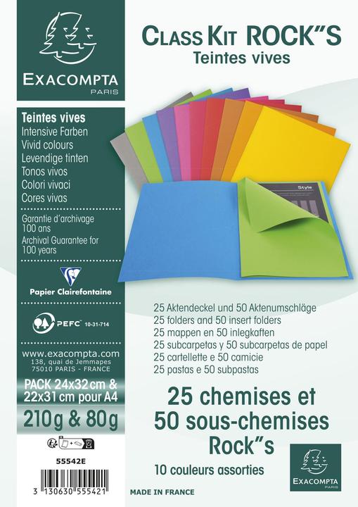 Produktbild Exacompta Sammelmappen - Aktendeckel (A4, 100 x)