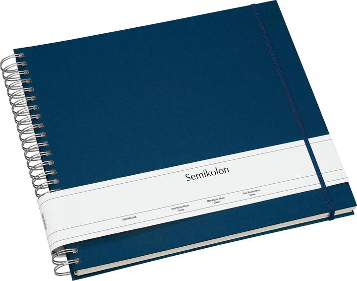 Actual product image Semikolon Photo album Maxi Mucho navy blue, cream pages (10 x 15 cm, 9 x 13 cm)