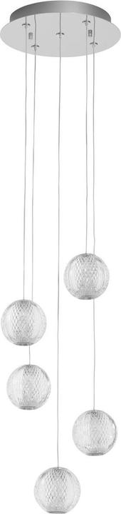 Produktbild Nova Luce BRILLANTE LED Pendelleuchte Chrom 26W Neutralweiss 120x27cm dimmbar 9186910