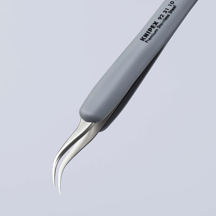 Image du produit Knipex Brucelles de précision avec poignées en caoutchouc ESD