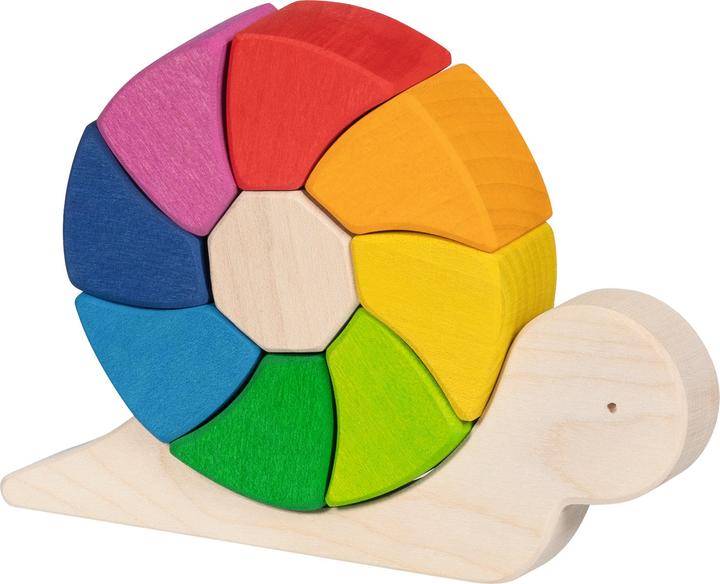 Goki Blocs de construction Escargot Pauline 10 pièces