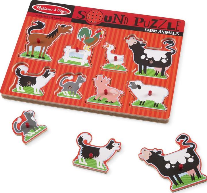 Produktbild Melissa & Doug Farm Animals (8 Teile)