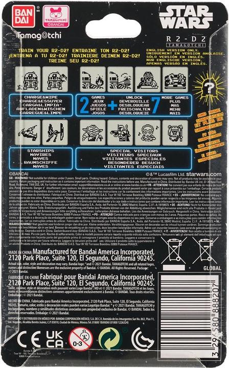 Produktbild Bandai STAR WARS - R2-D2 (Edition Bleue) - Tamagotchi (Deutsch, Französisch, Multilingual, Italienisch, Englisch)