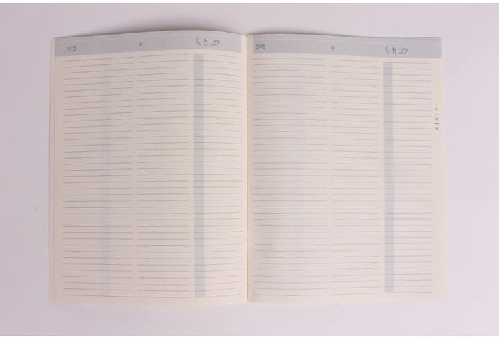 Actual product image Brepols Address register chamois 133902000 17x22cm (17 x 22 cm)