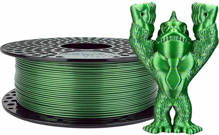 Actual product image AzureFilm Filament PET-G PEARL, 1.75mm, 1kg, green (PETG, 1.75 mm, 1000 g, Green)