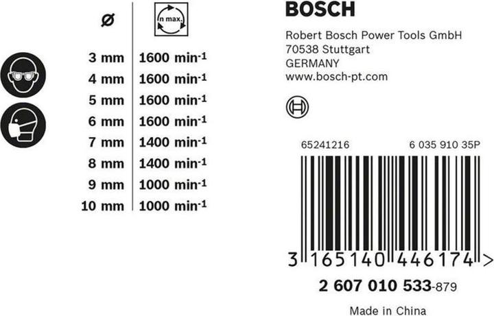 Produktbild Bosch Professional Zubehör PRO Wood Holzspiralbohrer-Set. 8-tlg. (5 mm, 6 mm, 7 mm, 8 mm, 9 mm, 10 mm, 3 mm, 4 mm)