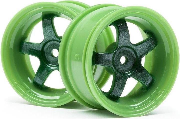 Produktbild HPI Work Meister S1 Wheel Green (9mm Offset/2pcs)