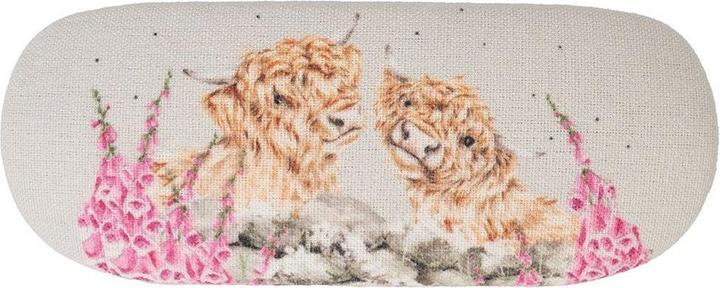 Wrendale Design Brillenetui „Just for Moo“ mit Hochlandrind