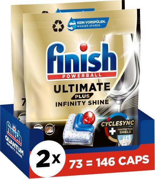 Produktbild Finish Ultimate Plus Infinity Shine (Tabs, 146 Waschgänge)