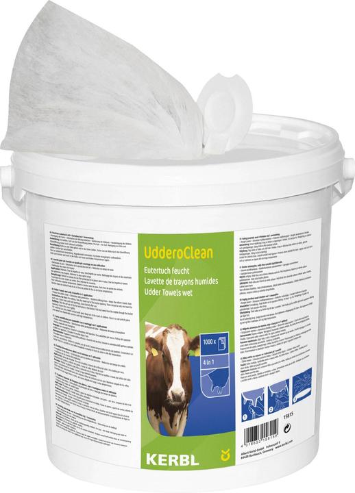 Produktbild Kerbl Eutertuch UdderoClean feucht, im Eimer - 1000 Blatt