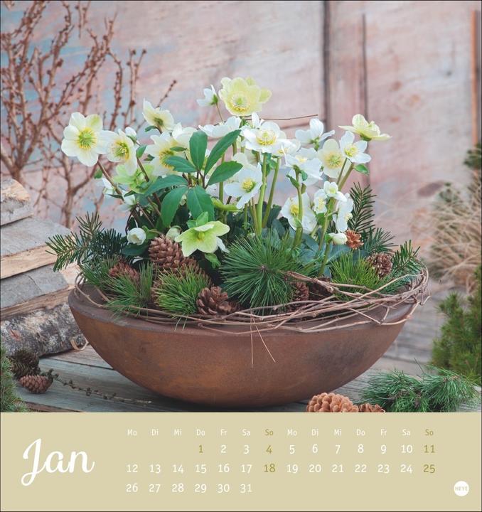 Produktbild Herzliche Blumengrüsse Postkartenkalender 2026 (Harter Einband, Deutsch)