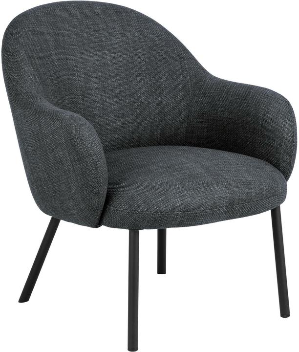 Produktbild AC Design Sessel Spencer Polyurethan (PU)/Stahl, Dunkelgrau