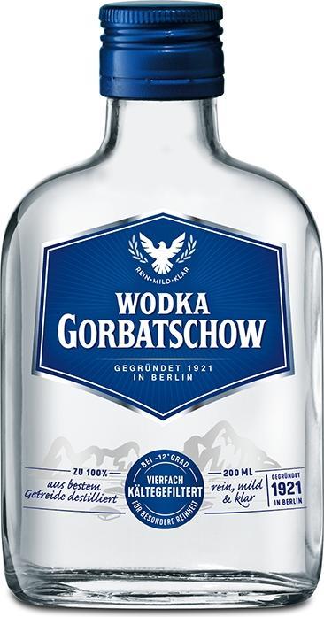 Actual product image Gorbatschow Vodka from Germany