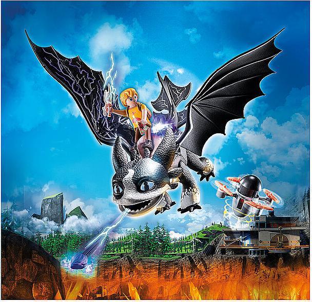 Produktbild Playmobil Dragons: The Nine Realms - Thunder & Tom (71081, Playmobil Dragons)