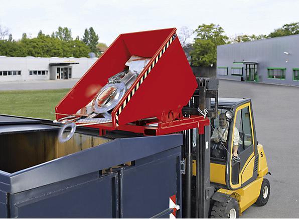 Actual product image eurokraft pro Heavy duty tipping container (1700 l)