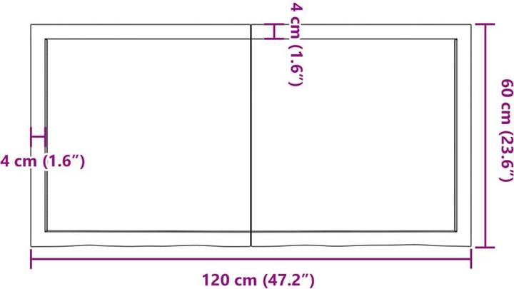 Image du produit VidaXL Emerald (120 x 6 x 60 cm)