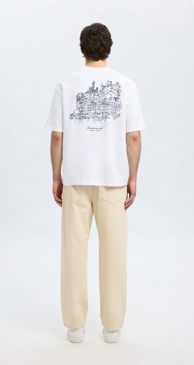 Produktbild Selected Homme Loose Fit Print T-Shirt (XXL)