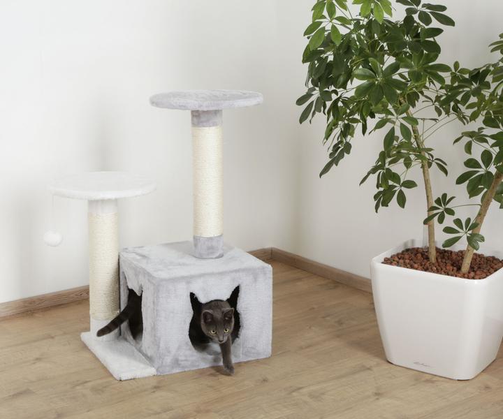 Image du produit Kerbl Arbre à chat (80 cm, Blanc et gris)