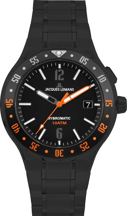 Jacques Lemans Herrenuhr Hybromatic (Sportuhr, 42 mm)