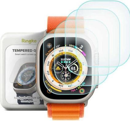 Immagine prodotto Ringke Apple Watch Ultra Screen Protector Vetro temperato (4 pezzi) Trasparente