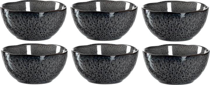 Produktbild Leonardo Dessert-Schale Matera 6 Stück, Anthrazit (13.5 x 14 x 21 cm)
