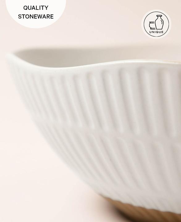 Immagine prodotto Esmée Grande ciotola/piatto in ceramica con bordo ondulato, Ø 30 x H 10 cm