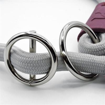 Produktbild MORSO Half Slip Halsband Hond Soft Rope Gerecycled Grey Grijs (Hund, Allgemein)