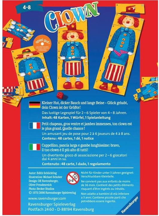 Produktbild Ravensburger Clown (Deutsch, Französisch)