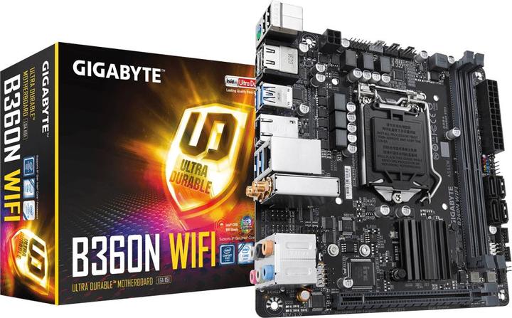 Actual product image Gigabyte B360N WIFI (LGA 1151, Intel B360 Express, Mini-ITX)