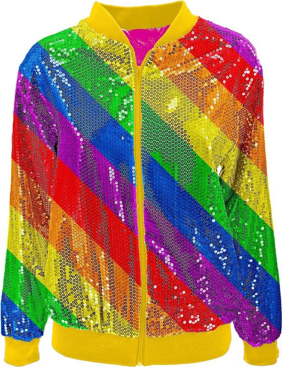 Produktbild Widmann Paillettenjacke in Regenbogen Muster Unisex (S, M)