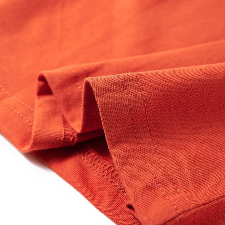 Immagine prodotto VidaXL Camicia da bambino a maniche lunghe arancione 140,Materiale: 100 (140)